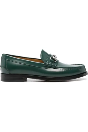 Gucci Loafers i læder med Horsebit-detalje