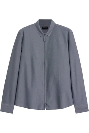 Giorgio Armani Chevron-mønstret skjorte