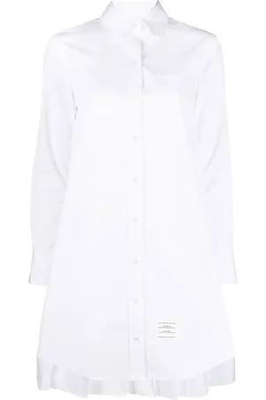 Thom Browne Skjortekjole med plisseret detalje