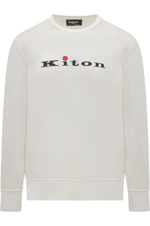 Kiton Sweatshirt med logotryk