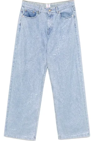 Casablanca Jeans med krystaludsmykning
