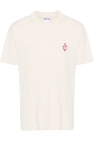 MARCELO BURLON T-shirt med graffiti-korsbroderi