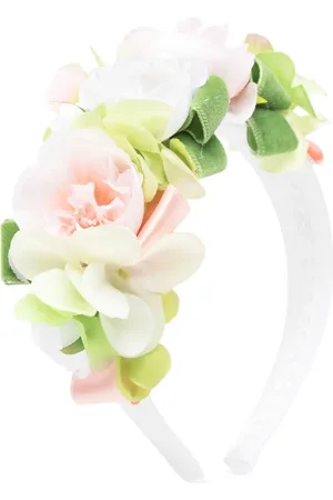 COLORICHIARI Hårbånd med blomsterapplikation