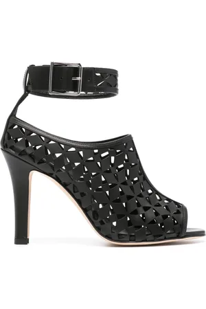 Manolo Blahnik Laserskårne Tingah 105 mm pumps