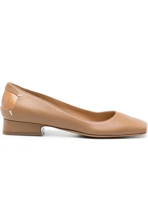 Maison Margiela Ballerinaer i læder med fire syninger