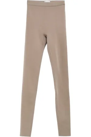 Salvatore Ferragamo Ribstrikkede leggings