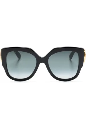 Gucci Runde solbriller med logoplade