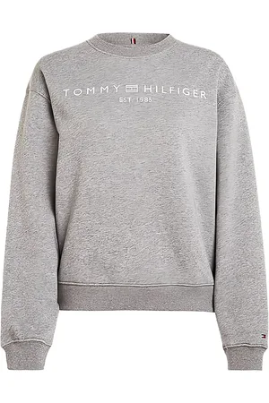 Tommy Hilfiger Sweatshirt med rund hals og logotryk