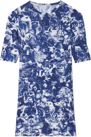Stella McCartney Kort kjole med dyretryk