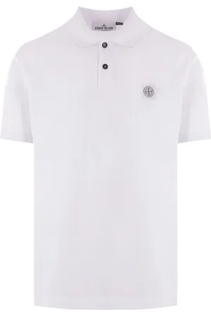 Stone Island Polo med logomærke