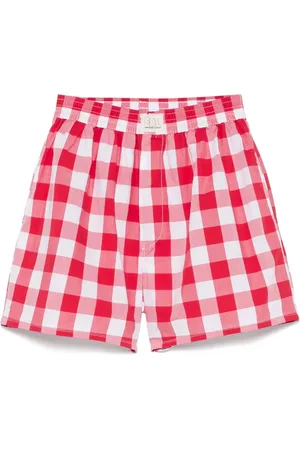 ERL Gingham-ternede shorts