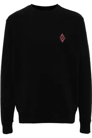 MARCELO BURLON Sweatshirt med graffiti-korsbroderi