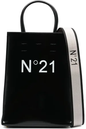 Nº21 Tote i læder med logotryk