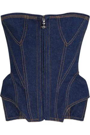 Vivienne Westwood Korset i denim og kobraks