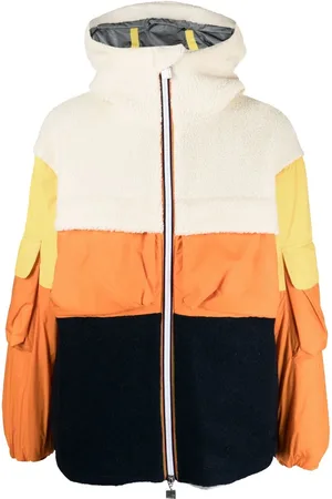 K-Way Claumix jakke med hætte og colourblocking