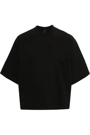 Entire Studios T-shirt i organisk bomuld med paneler