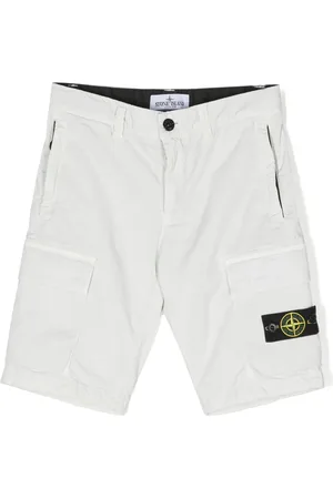 Stone Island Cargo-shorts med logomærke