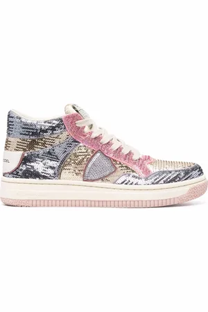 Philippe model Sneakers med paillet-udsmykning