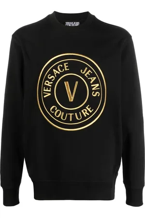 VERSACE Sweatshirt med broderet logo