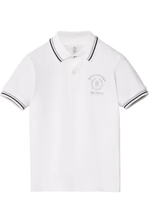 Brunello Cucinelli Polo med logotryk
