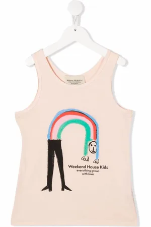 Weekend House Kids Tanktop i økologisk bomuld med grafisk tryk