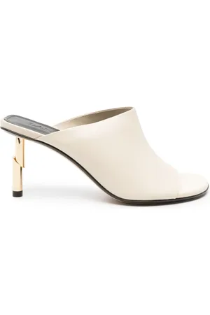 Lanvin Sequence 75mm mules i læder