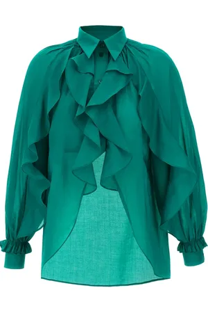 Alberta Ferretti Flæsebluse