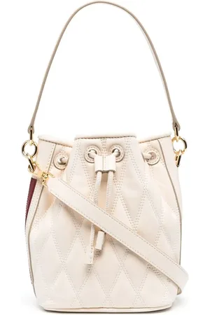 Bally S-quiltet bucket-taske