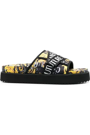 VERSACE Sandaler med barok- og logotryk