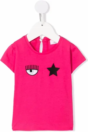 Chiara Ferragni T-shirt med blinkende øje-tryk