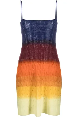 Etro Strikket kjole med ombré-effekt