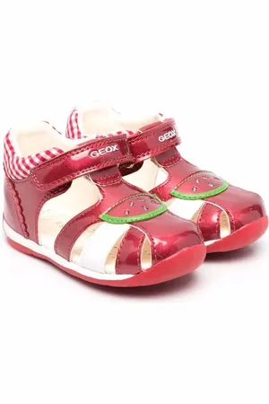 Geox Sandaler med åben tå og applikeret detalje
