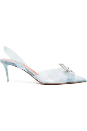 Amina Muaddi Gennemsigtige Rosie 60mm pumps