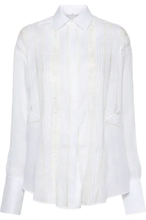 ERMANNO SCERVINO Blomstret blondeskjorte