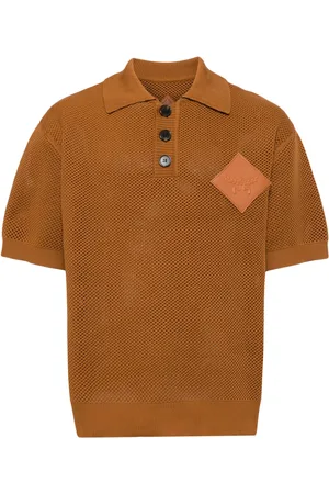 MCM Strikket polo med logo-applikation