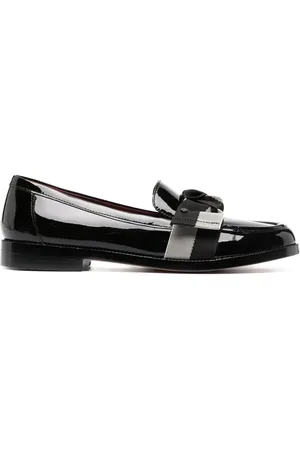 Kate Spade 24mm loafers i læder med sløjfedetalje