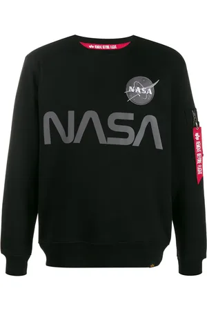 Alpha Industries Sweatshirt med Nasa-tryk