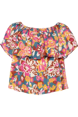 ERES Cardamone bardot-top med blomstertryk