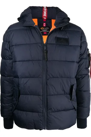 Alpha Industries Dynejakke med logo