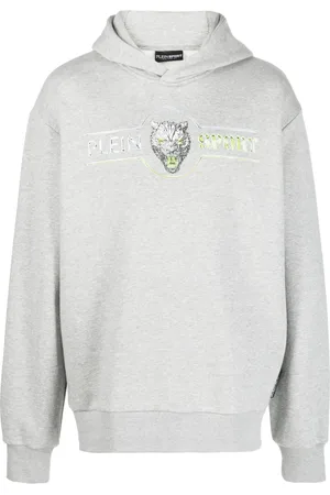 Philipp Plein Chrome Scratch Edition hættetrøje
