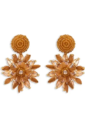 Oscar de la Renta Perledekorerede Flower øreringe