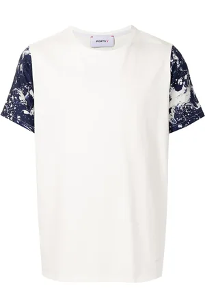 Ports V T-shirt med korte ærmer og maling-sprøjt