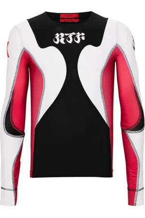 Kusikohc Rider T-shirt i jersey med colourblocking