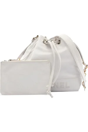 CHANEL Bucket-taske med logotryk fra 1996-1997