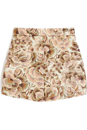VALENTINO GARAVANI Shorts i blomster-jacquard