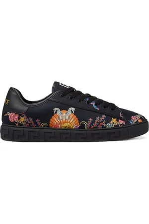 VERSACE Coral Theater Greca sneakers
