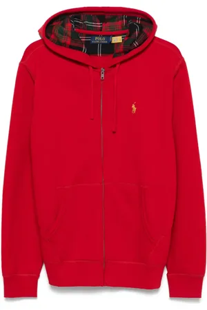 Ralph Lauren Sweatshirt i fleece med hætte