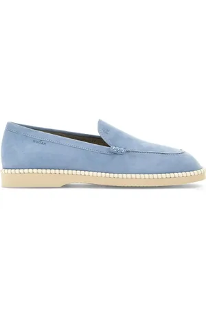 Hogan Logo-prægede loafers i ruskind