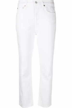 AGOLDE Cropped jeans med høj talje