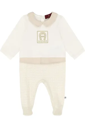 Aigner Babydragt med broderet krave